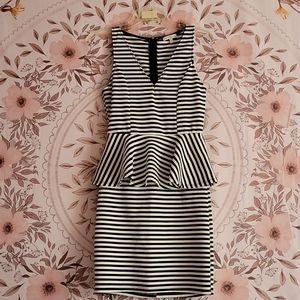 NWOT Peplum dress